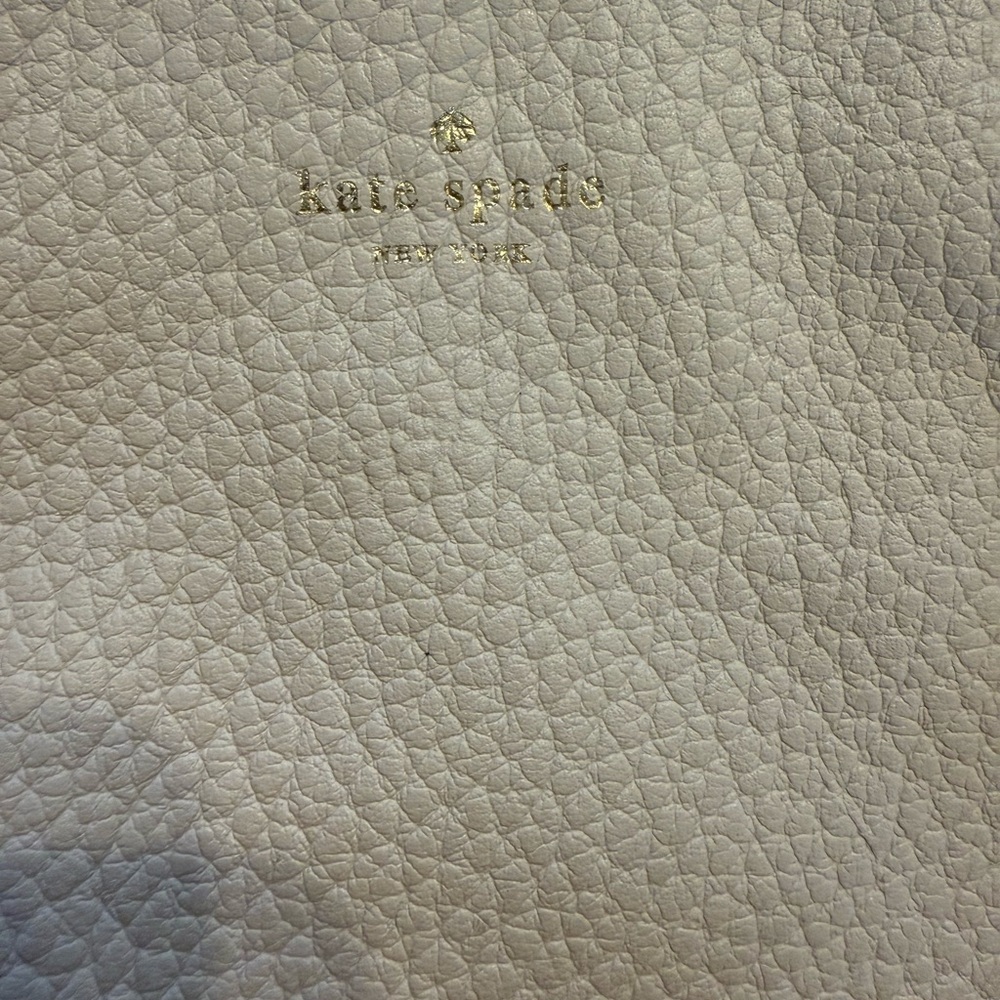 Kate Spade Textured Cream Bag